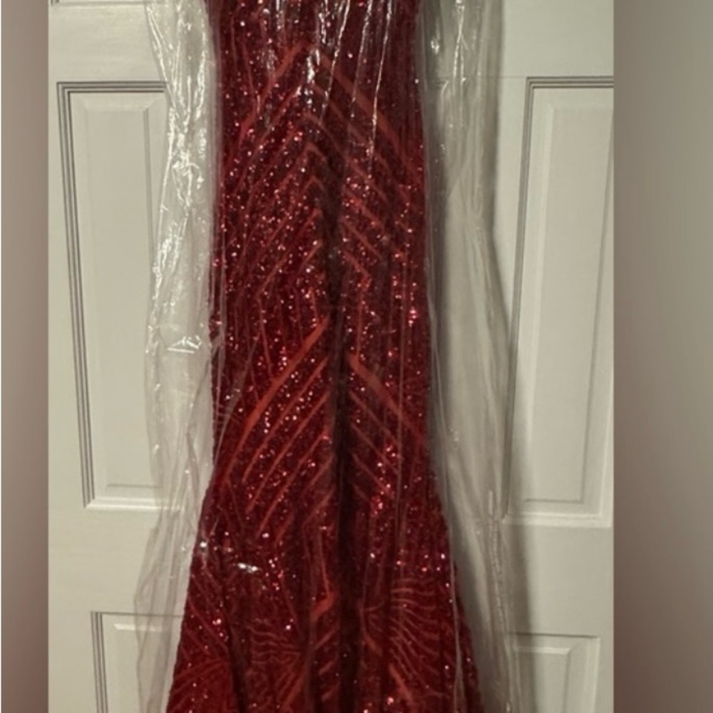 Red  Gown